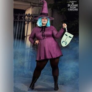 The nightmare before Christmas adult plus size Shock costume
